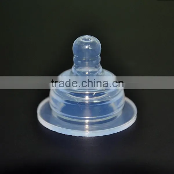 Custom Soft Silicone Baby Silicone Nipple With Suction for Baby Bottle photo-2