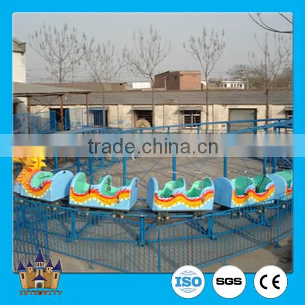 Fun Fair Game / Kids Game Slide Dragon Mini Roller Coaster for Sale photo-5