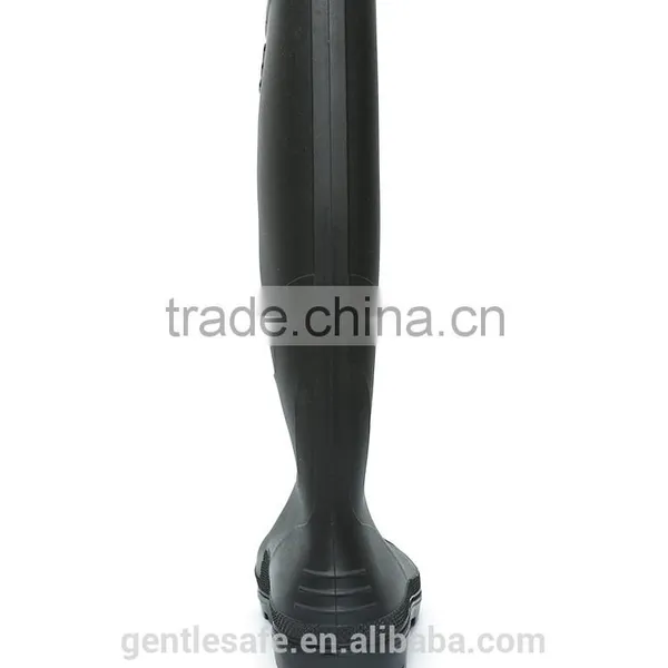 GT8959 Men Black PVC Rain Boots photo-4