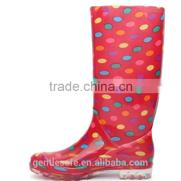 Transparent Pvc Boots,lady Rain Boots photo-5