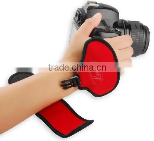LYNCA Manufacturer EF2 Soft Hand Grip Wrist Strap Black/red Color for Canon Nikon Sory Pentax DSLR photo-3