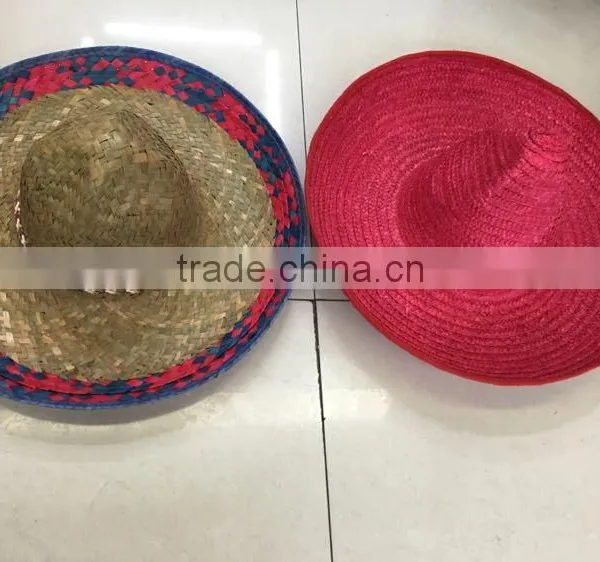 Wide Brim Sombrero Straw Hat photo-5