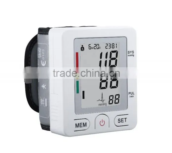 On-time Delivery Wrist Blood Pressure Monitor With 2x90 Memory photo-4