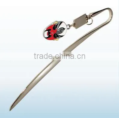 Good Quality Porcelain Pendant Metal Gift Bookmark,3d Bookmark for Stundents photo-5