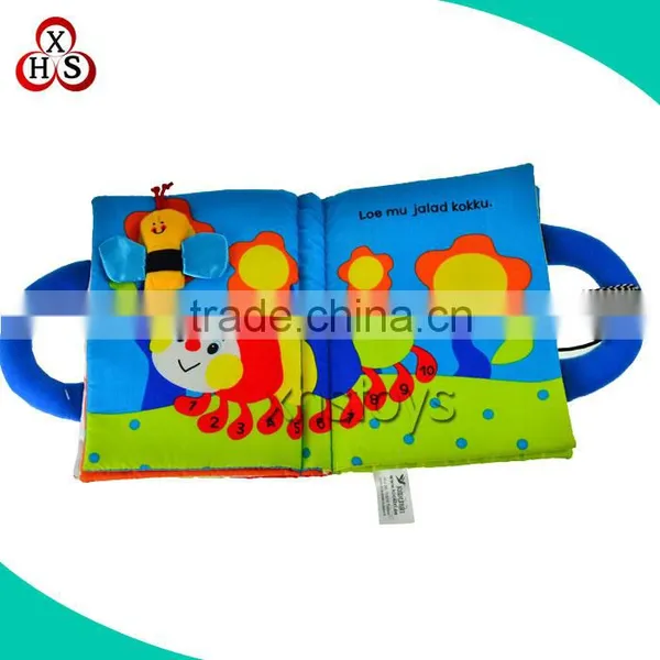 Animal Story Textile Sample Soft Plush Kids Cloth Book, Lovely Baby Keepsake Book photo-6