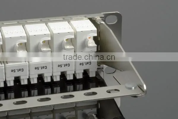 Network Solution 1U 48 Port Unshielded Snap-In Type Patch Panel photo-3