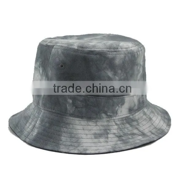 Cool Polo Custom Plain White Cotton Tie Dyed Bucket Hat
