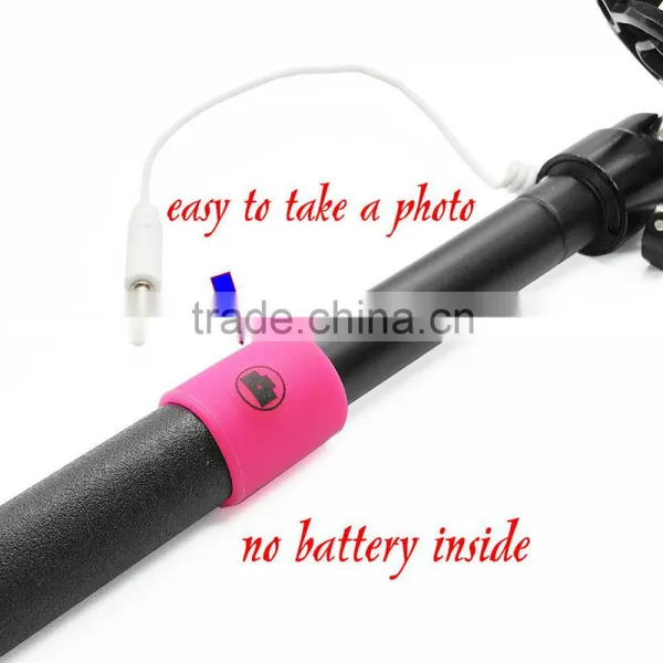 3.5mm Audio Cable Wired Selfie Stick Battery Free Handheld Monopod For IPhone/Samsung/HTC...Most of IOS/Android Phones photo-4