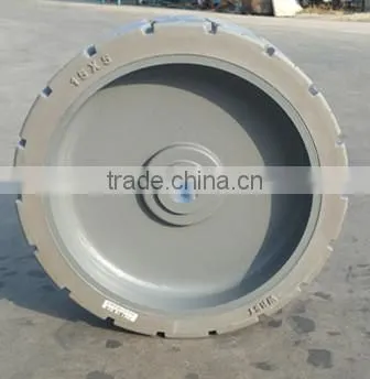 Solid Scissor Lift Tire Wheel 15x5 16x5x12 Etc. for Various Brand Aerial Lifts photo-2