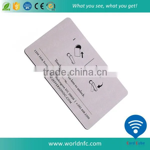 Custom Printing 13.56MHz Contactless RFID Card for Hotel Key Card photo-2