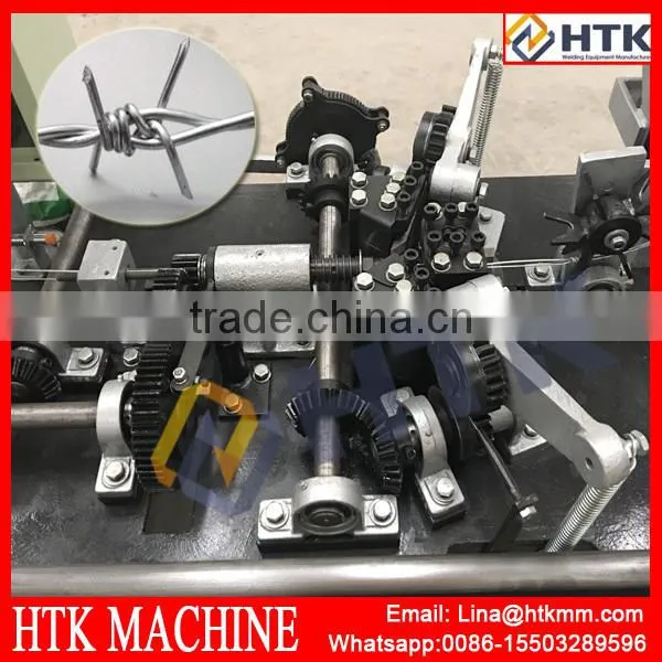 Best Price High Speed Automatic Double Strands Barbed Wire Machine, Reverse Twist Barbed Wire Making Machine photo-2