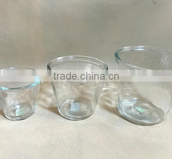 Wholesale Glass Watering Pot Flowerpot for Office Home Garden Decor photo-3