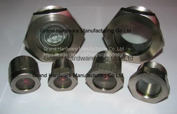 Steel Flange Fused Glass Oil Sight Glass Nickel Plated,easy to Mount on Equipment photo-5