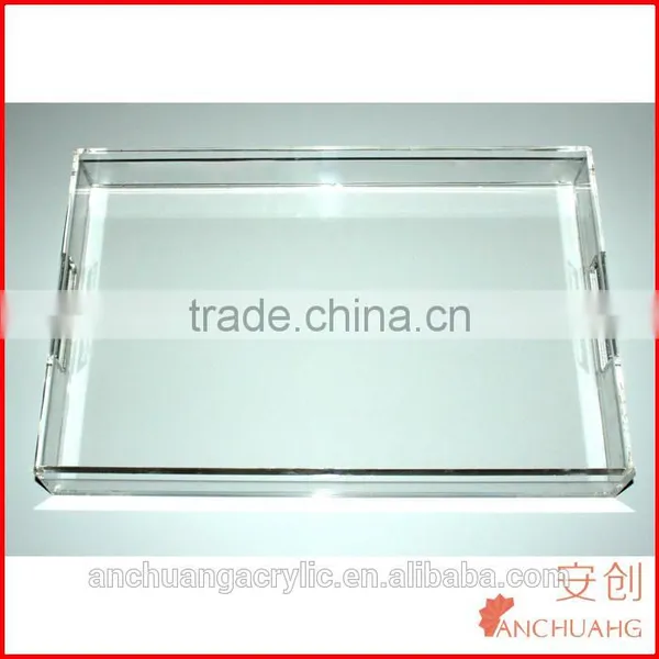 Clear Acrylic Tray With Customized Paper Insert on Bottom photo-2