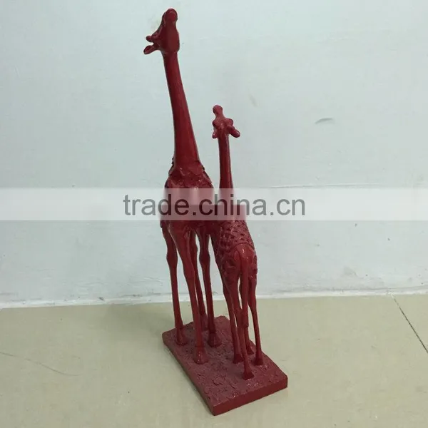 Polyresin Giraffe Sculpture Statue photo-4