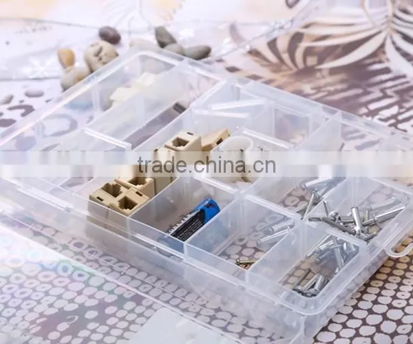 Hot Sale Transparent Plastic Storage Boxes Screws and Nails/ Clear Plastic Storage Container Nail Divider photo-5