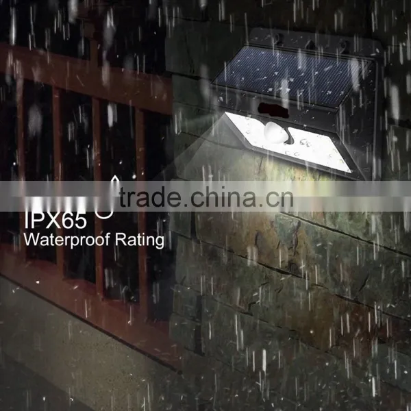Solar Motion Sensor Waterproof Outdoor Led Light photo-5