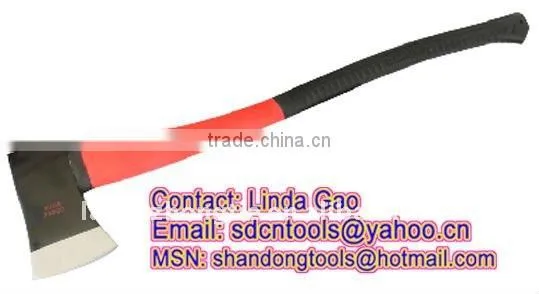 OEM Orders High Quality Drop-forged A601 Axe With Half Plastic Coating Handle Hand Tools