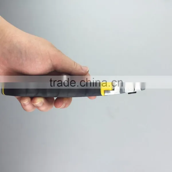 Butterfly Electric Rubber Handle Folding Custom Snap Off Utility Safety Cutter Knife Blade 18mm photo-4