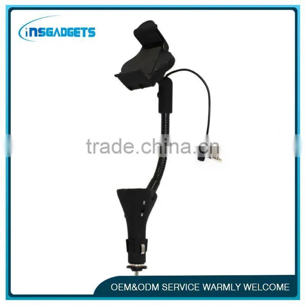 Fm Transmitter Car Mount Holder ,h0t242 Car fm Transmitter Car Charger , Smartphone Car Kit With Holder photo-2