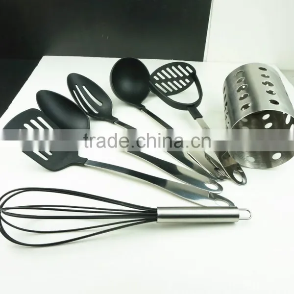 32017 7PCS NYLON KITCHEN TOOLS WITH S/S STAND photo-4