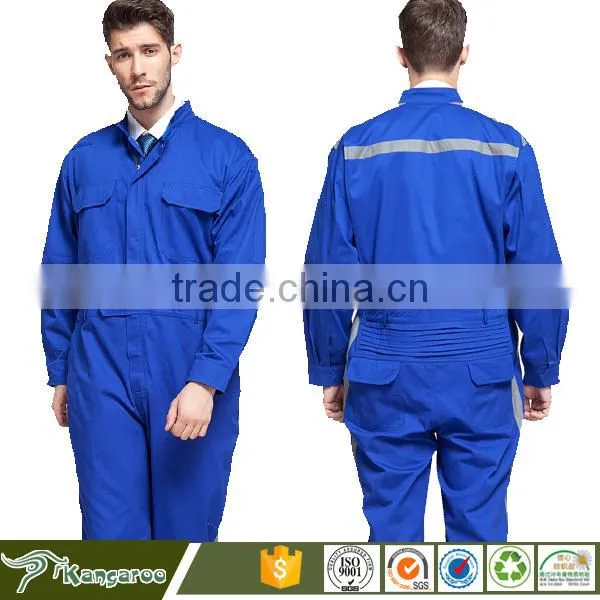 Solid Color Cotton Worker Overall Coverall photo-6
