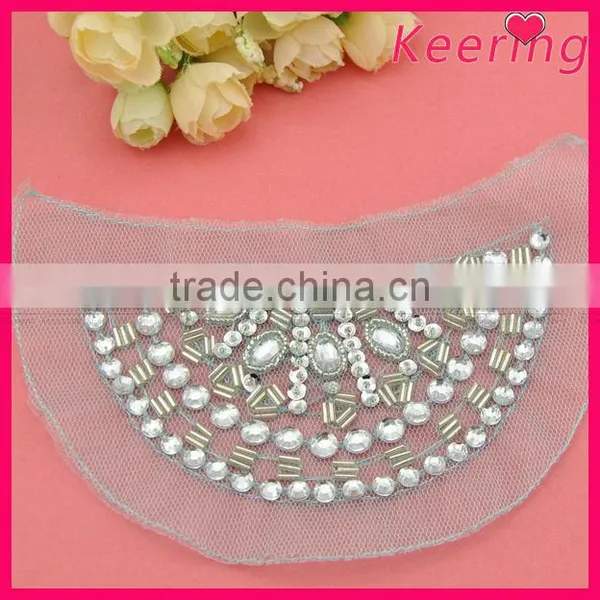 2014fashion embroidery patch cord slim patch WPH-1778