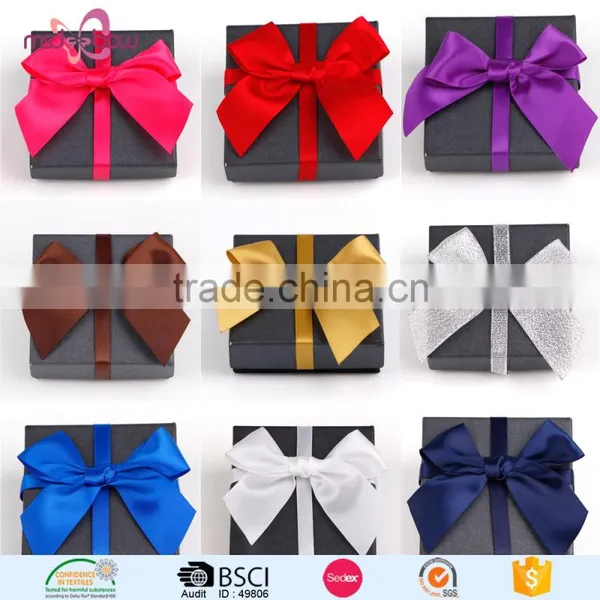 Wholesale Satin Ribbon Bows Gift Packing Bow photo-3