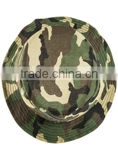 Woven Label Camo Cotton Custom Printed Sublimation Bucket Hat photo-5