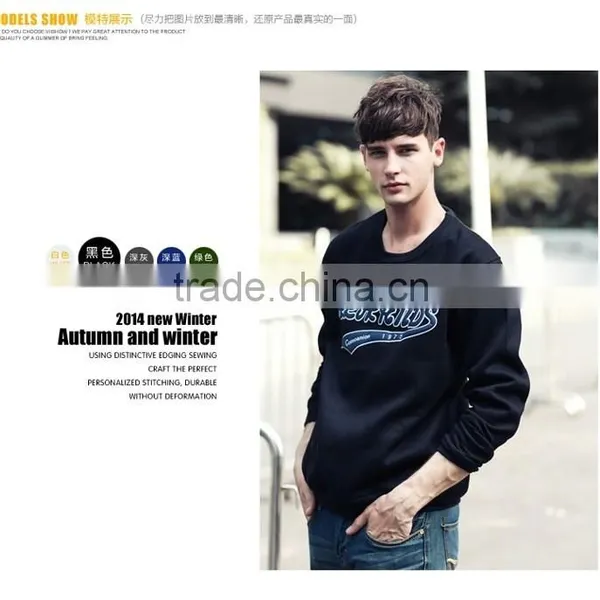 Printing Logo Custom Man Sweatshirt Without Hood photo-6