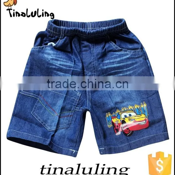 Fashion Boys Car Design Summer Hot Jeans Kids Boys Jeans Embroidery Designs photo-2