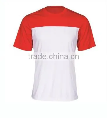 140gsm Jersey Men's Custom t Shirt With Double Color Pieces Stitching photo-5