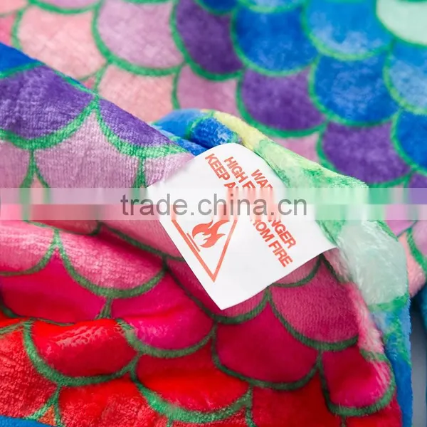 ShiJ Tails Rainbow Fish Blanket For Kids photo-6