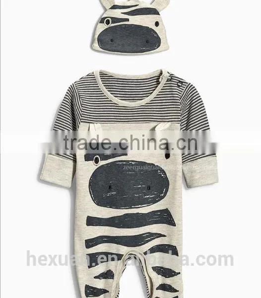 Child Baby Boy Romper With Hat Baby Clothes Wholesale photo-3
