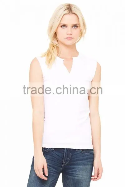 Bella+Canvas Women's Cotton Spandex Slit-V Raglan Tee - 95% Combed and Ring-spun Cotton 5% Spandex and Comes With Your Logo photo-3