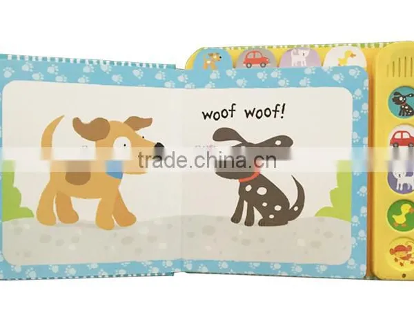 Children Sound Board Book 5 Buttons Music Book With Die Cutting Patterns photo-3