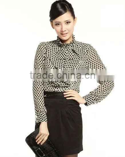 Fashion Chiffon Top/blouse, High Fashion Womens Clothing