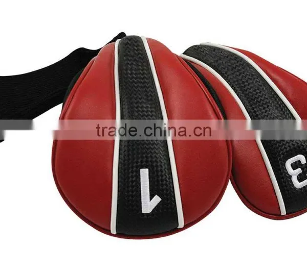 China PU Leather Golf Driver Head Cover