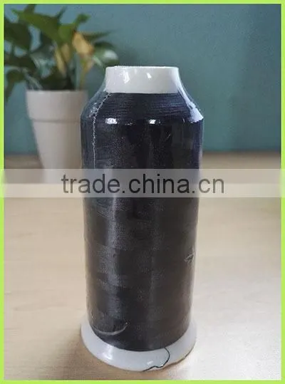 New 100% Polyester White and Black Colors Optional 5000M Embroidery Thread 120D/2 for Home Embroidery Machine photo-2
