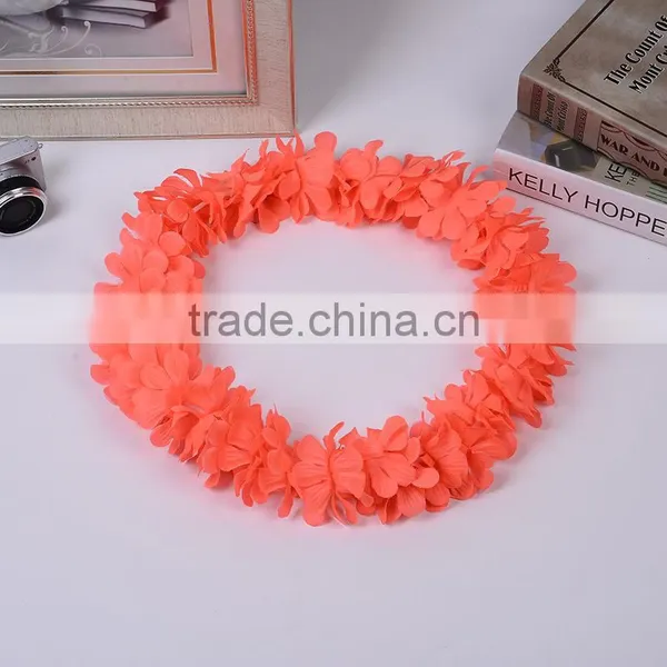 High Quality Hawaii Flower Necklaces Hula Lei Garland For Party Dance photo-2