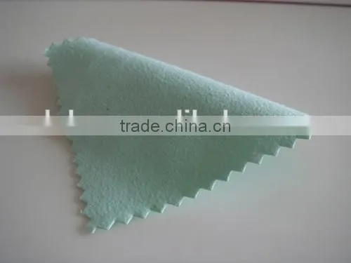 Supply Silver Jewelry Cleaning Gold Cleaner Polishing Cloth 80x80mm Cheapest Double Sides Cotton Flannels Fabric photo-6