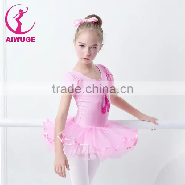 Pink Princess Tutu Dress Pretty Sequins Girls Ballet Tutu Dress photo-5