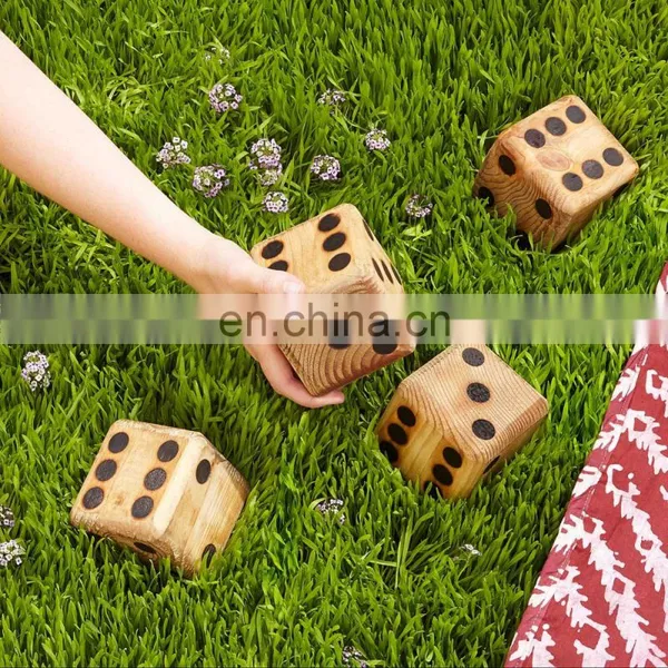 Wholesale Factory Price Outside Wooden Giant Dice Yard Dice Game photo-2