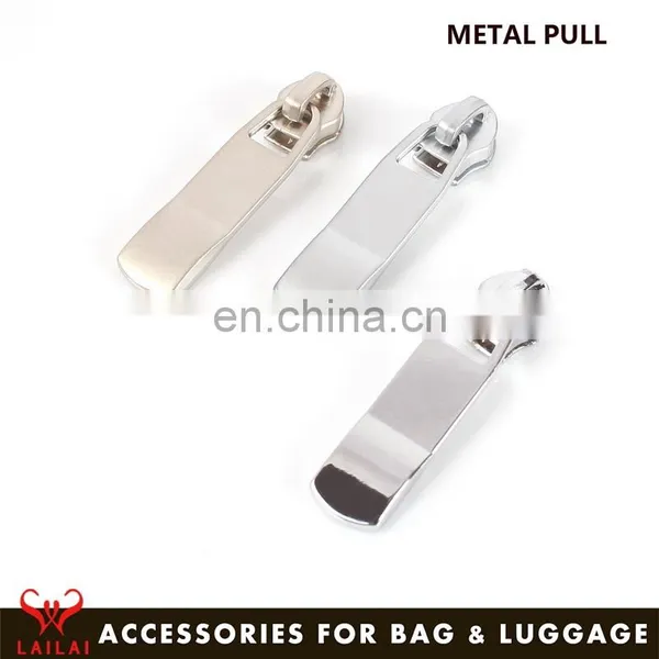 Fashion Zinc Alloy Material Metal Zipper Puller With Slider Use in Bag/handbag/luggage photo-5