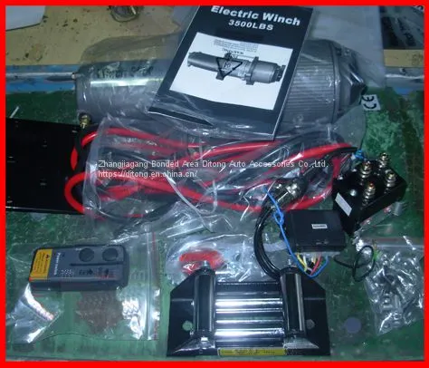 3500LBS 12V 24V DC Self Recovery Electric Winch/mini Electric Winches/electric Winch photo-4