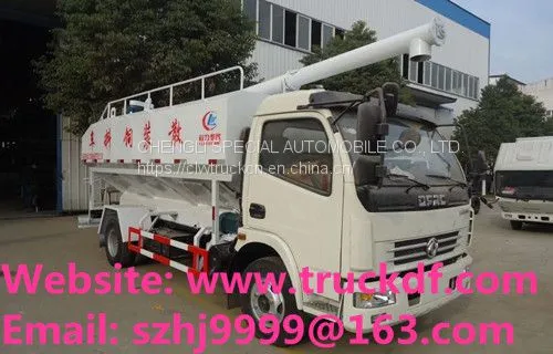 2018s Best Price 12m3 5tons Poultry Feed Transported Truck for Sale photo-3