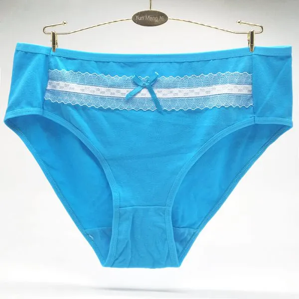 Yun Meng Ni Sexy Underwear Big Size XXL XXXL XXXXL Ladies Briefs Soft Cotton Women's Panties photo-2