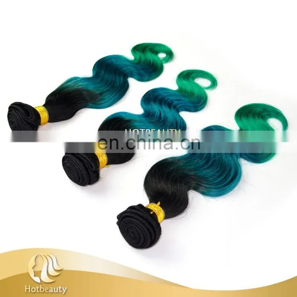 New Arrival Virgin Brazilian Hair 3 Tone Ombre Color Natural Hair Extensions photo-5