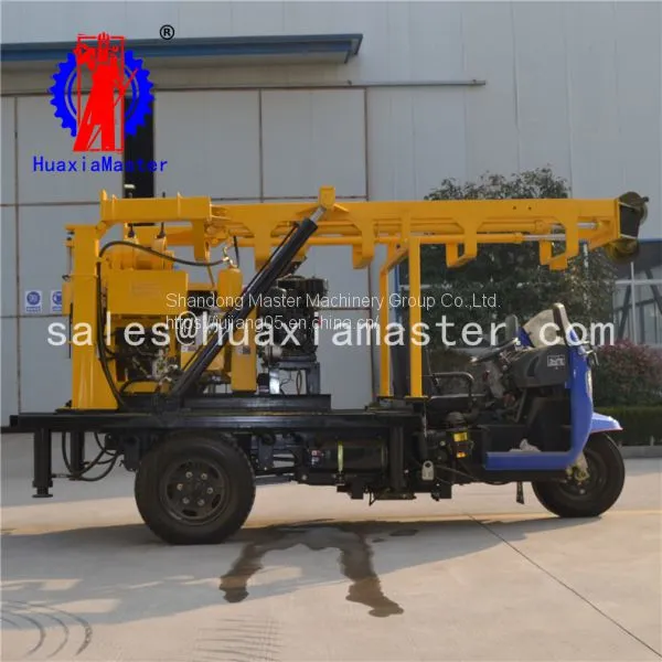 High Power CheapXYC-200A Tricycle-mounted Hydraulic Core Drilling Rig Exploration Borehole Drilling Rig photo-3