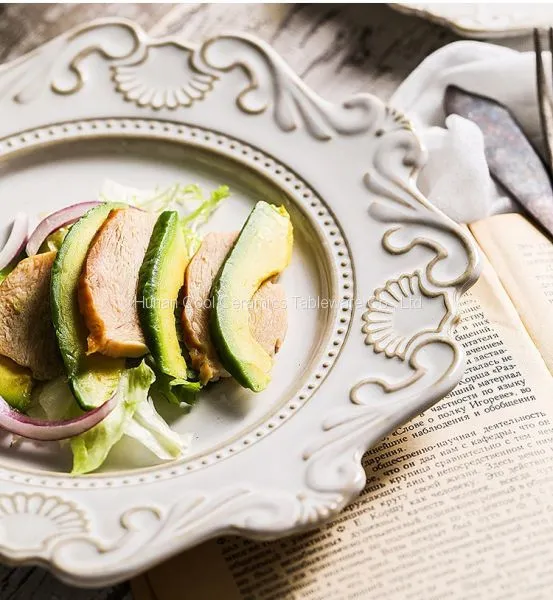 Made in China New Product Stoneware Under-glazed Ceramic Breakfast Dinnerware Set photo-2
